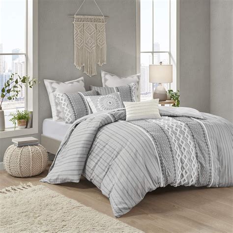 gray boho comforter|Amazon.com: Boho Gray Comforter.